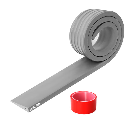 LIEKUMM PVC Türschwellenrampe, 800 kg Tragkraft Türschwellenrampe , Rollstuhlrampe für Innen- und Außenbereich, Schwellenrampe für Elektro-Rollstuhl