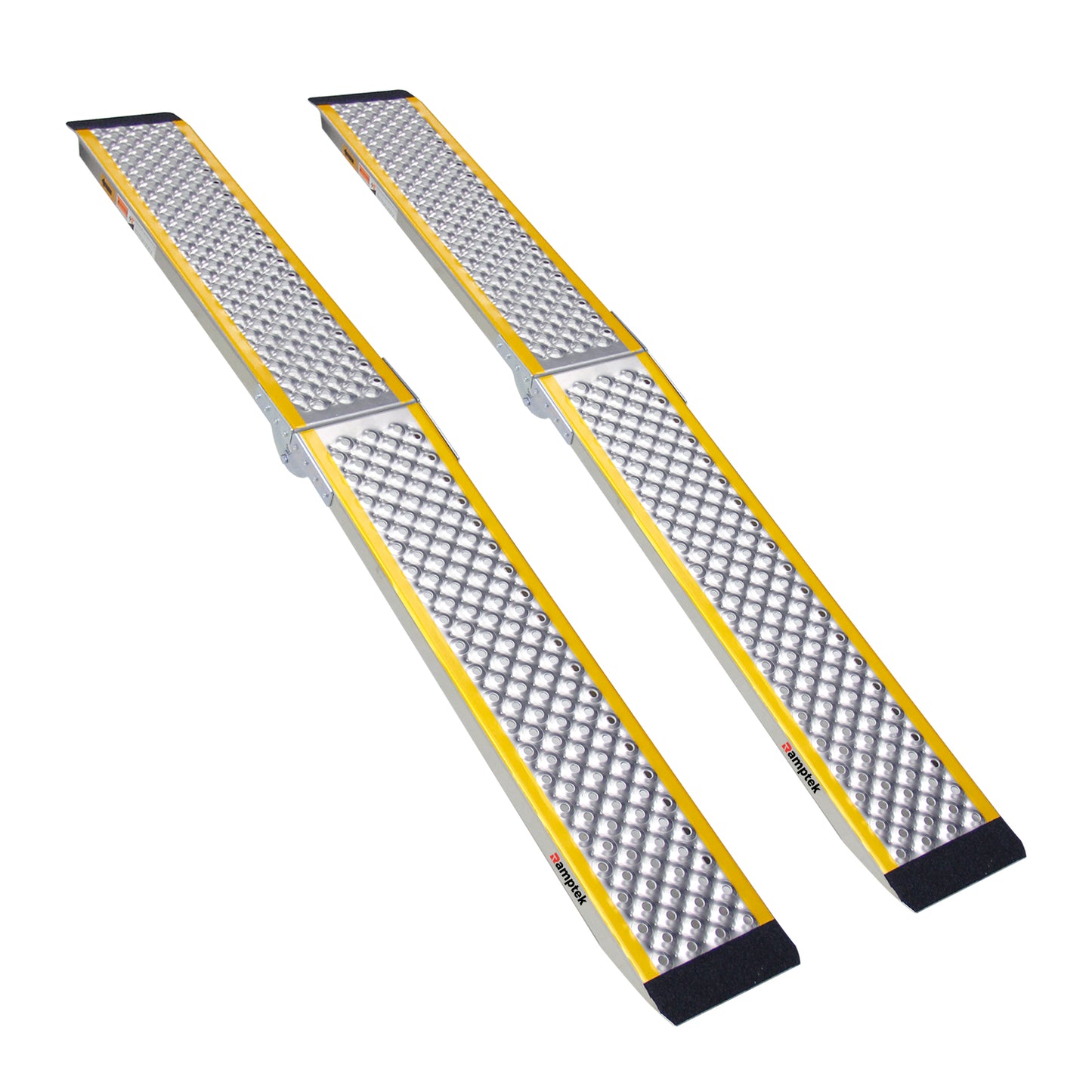 Rampe de chargement, 200 x 21,5 cm, rampe de chargement portable pour moto, capacité de 300 kg, rampe de chargement en aluminium pour VTT, quad, camion, scooter, tondeuse à gazon, motocross, 1 pièce
