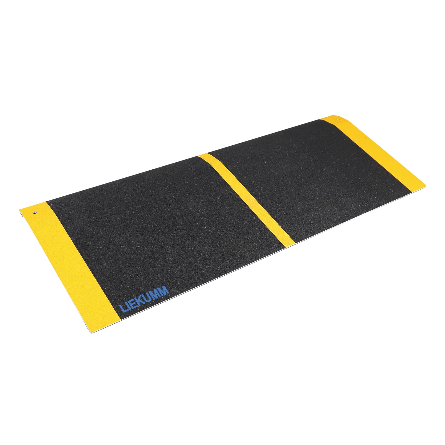 Schwellenrampe, 300KG Kapazität, leichte Türschwellenrampe mit Anti-Rutsch-Oberfläche, Rollstuhlrampe für Tür, Treppe, Stufen, Schwarz