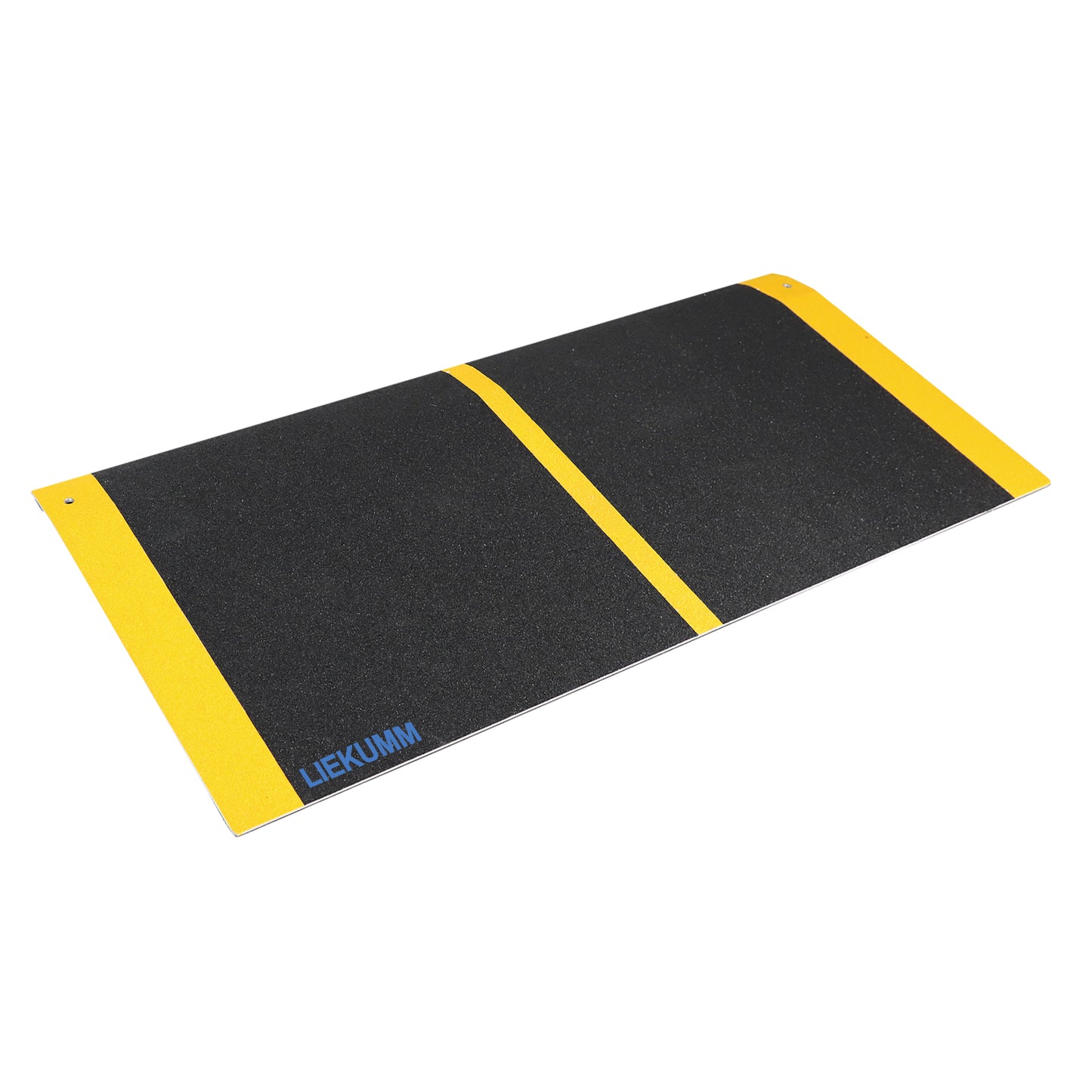Schwellenrampe, 300KG Kapazität, leichte Türschwellenrampe mit Anti-Rutsch-Oberfläche, Rollstuhlrampe für Tür, Treppe, Stufen, Schwarz