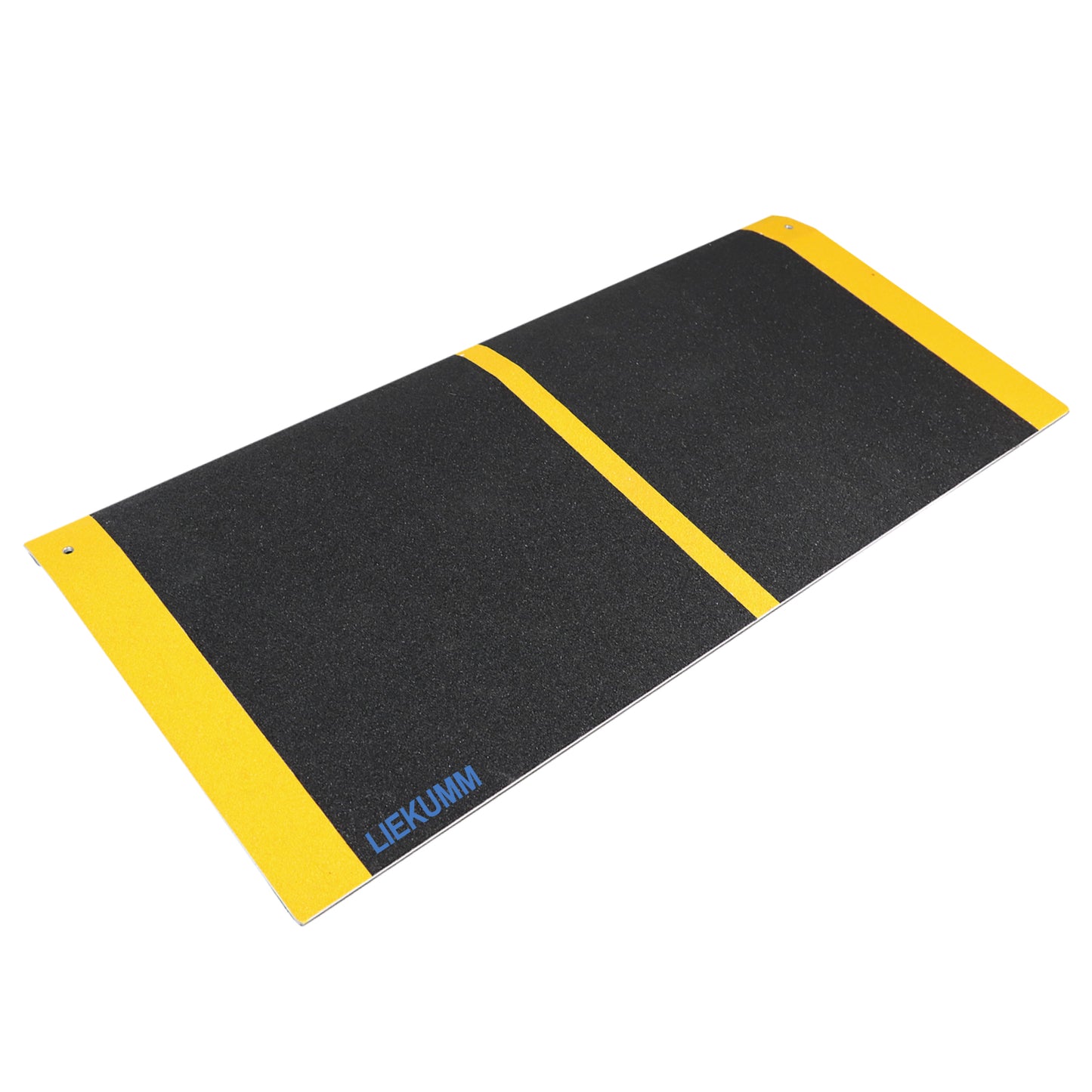Schwellenrampe, 300KG Kapazität, leichte Türschwellenrampe mit Anti-Rutsch-Oberfläche, Rollstuhlrampe für Tür, Treppe, Stufen, Schwarz