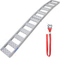 LIEKUMM 1er Aluminium Auffahrrampe 228 cm – Klappbar, 340 kg Tragkraft