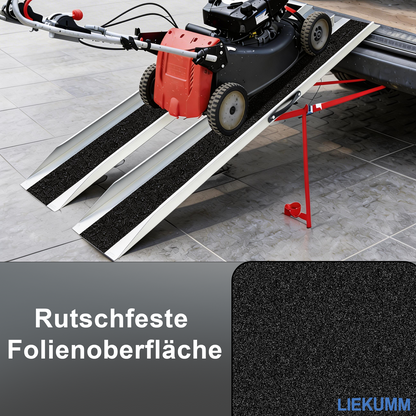 LIEKUMM 600 kg Stahl Motorrad Rampe, Laderampe für Motorrad, ATV, Elektromotorrad, Garage, Werkstatt, Anhänger