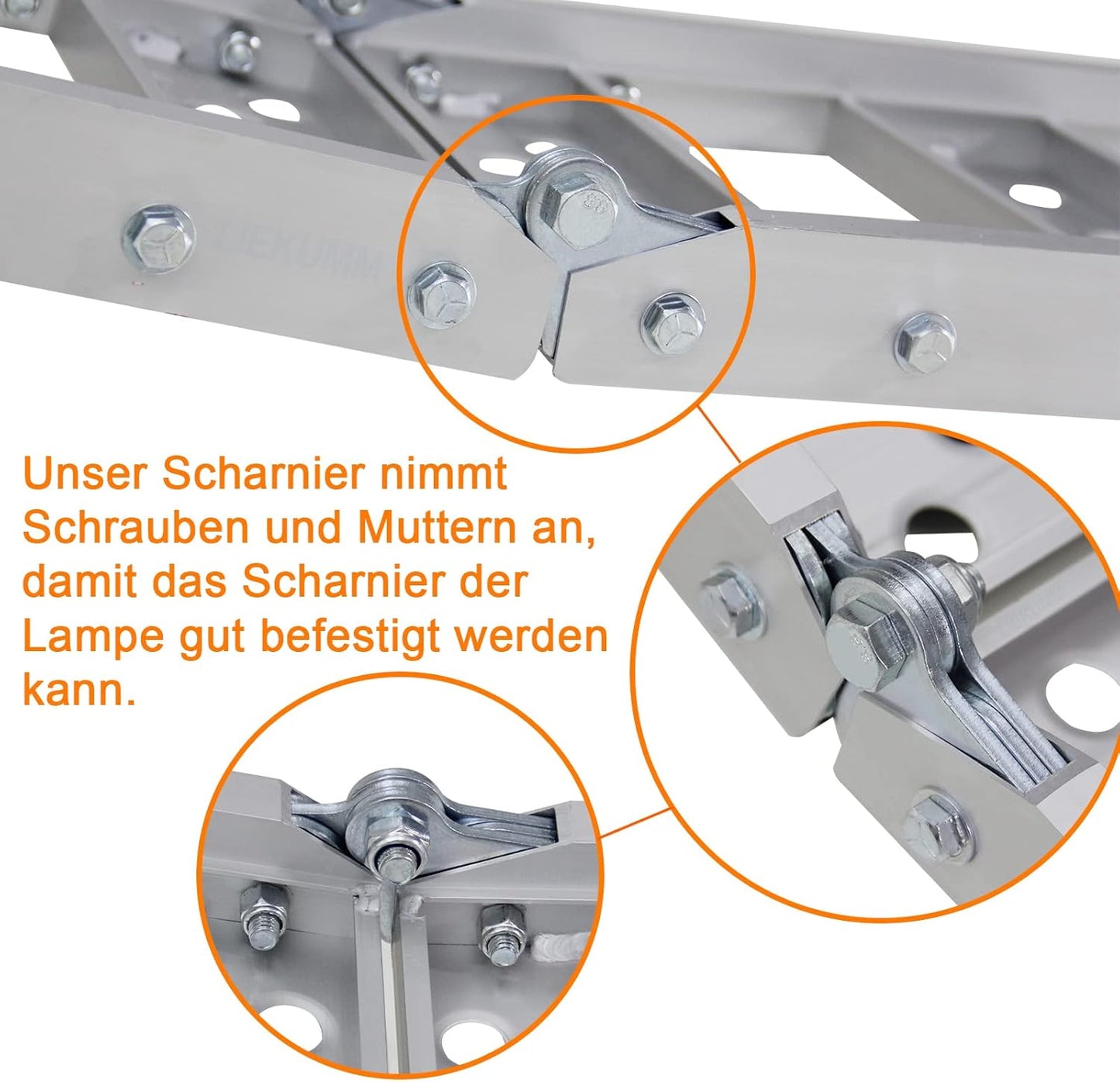 LIEKUMM 1er Aluminium Auffahrrampe 228 cm – Klappbar, 340 kg Tragkraft