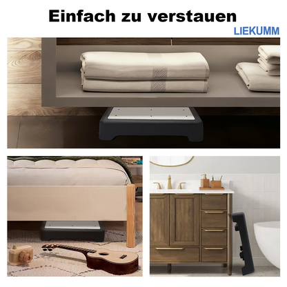 LIEKUMM Halbstufe 8,5 cm – Rutschfest, 220 kg, Einstiegshilfe für Bad & Alltag