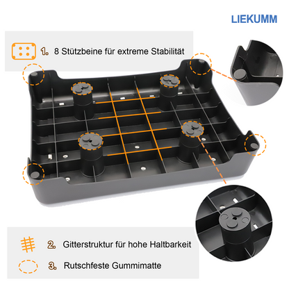 LIEKUMM Halbstufe 8,5 cm – Rutschfest, 220 kg, Einstiegshilfe für Bad & Alltag