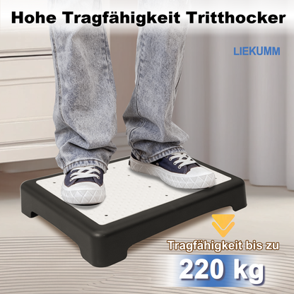 LIEKUMM Halbstufe 8,5 cm – Rutschfest, 220 kg, Einstiegshilfe für Bad & Alltag