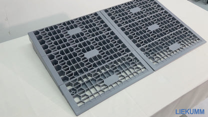 LIEKUMM Türschwellenrampe 1400 kg – Tragbare Rampe für Zuhause, Stufen, Bordsteine, Rollstuhl, Scooter, Motorrad