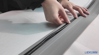 LIEKUMM PVC Türschwellenrampe, 800 kg Tragkraft, Rollstuhlrampe für Innen- und Außenbereich, für Elektro-Rollstuhl