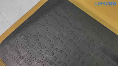 LIEKUMM Gummi Türschwellenrampe, 1000 kg Tragkraft, rutschfeste Rollstuhlrampe für Türöffnungen, Stufen, Bordsteine, Scooter, Kinderwagen, Motorrad