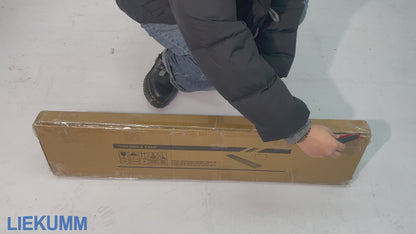 LIEKUMM Gummi Türschwellenrampe , 650kg Tragkraft Rollstuhlrampe, rutschfest Schwellenrampe für Türöffnungen, Bordsteine, Stufen, Scooter, Kinderwagen, Motorrad