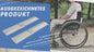 LIEKUMM Rollstuhlrampe 2er Set, teleskopisch 127–300 cm, 300 kg, für Treppen & Stufen